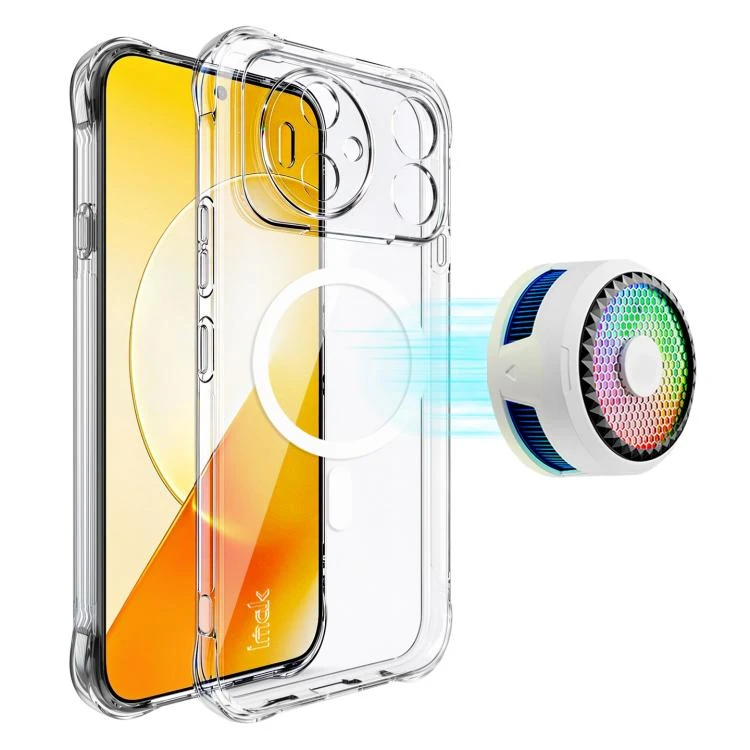 For Honor Magic9 Super 5G imak Magnetic Shockproof Airbag TPU Phone Case(Transparent)